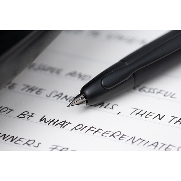Pilot Capless Fountain Pen - Black Matte - 18k Gold - Medium Nib - - Fountain Pens - Bunbougu