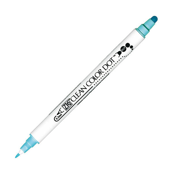 Kuretake Zig Clean Colour Dot Double-Sided Marker - Blue Bonnet - Markers - Bunbougu