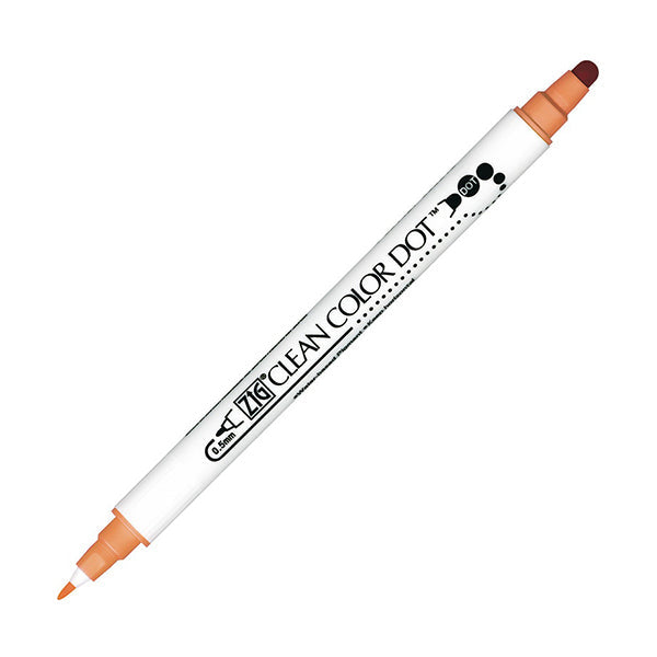 Kuretake Zig Clean Colour Dot Double-Sided Marker - Fawn - Markers - Bunbougu