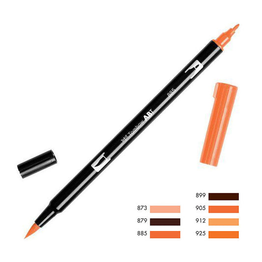 Tombow ABT Dual Brush Pen - Red Colour Range 2 (873 - 925) - - Brush Pens - Bunbougu