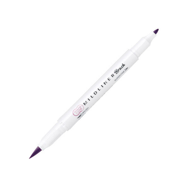 Zebra Mildliner Double-Sided Brush Pen - Fine Bullet Tip/Brush Tip -  - Brush Pens - Bunbougu